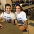 Juniors Casey Padgett and Cheyenne Wagner wear white to raise awareness for lung cancer.