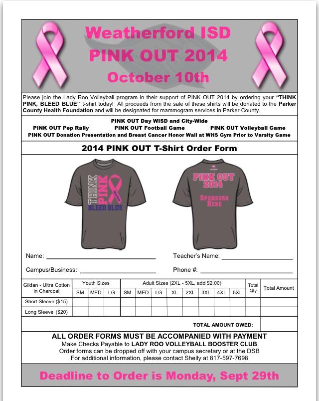 PINK OUT Shirts On Sale Now